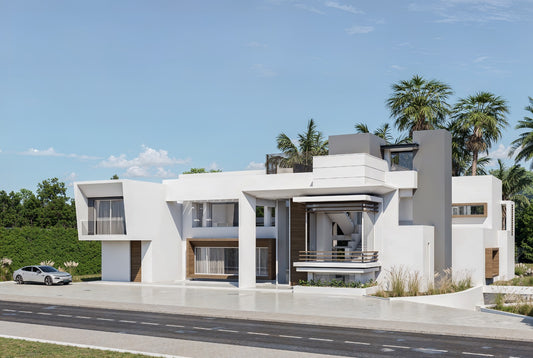 Villa en construcción en Guadalmina Baja