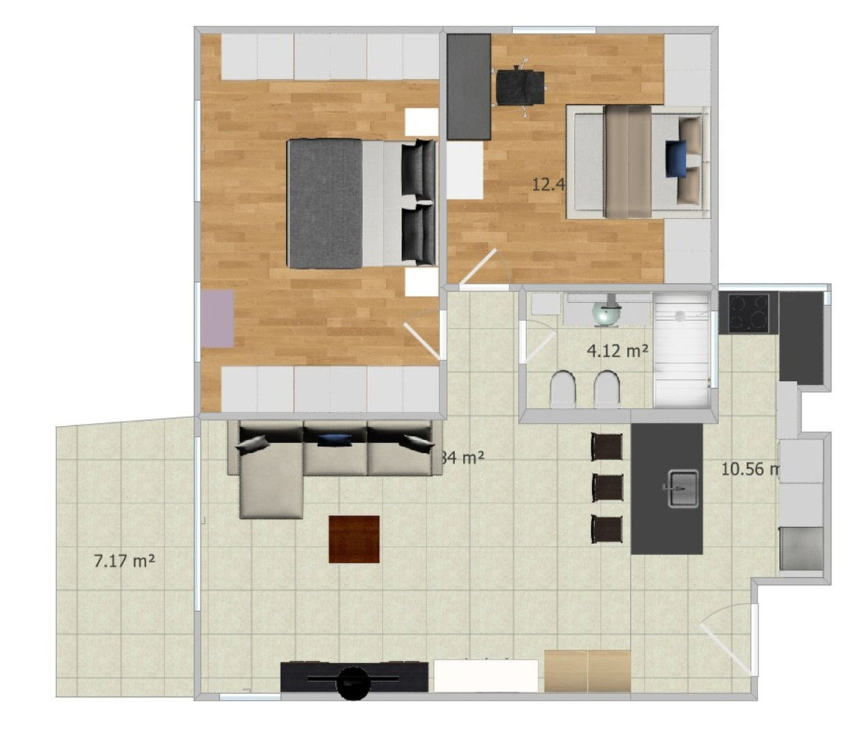 Apartamento reformado en planta alta con terraza soleada, vistas despejadas y piscina comunitaria