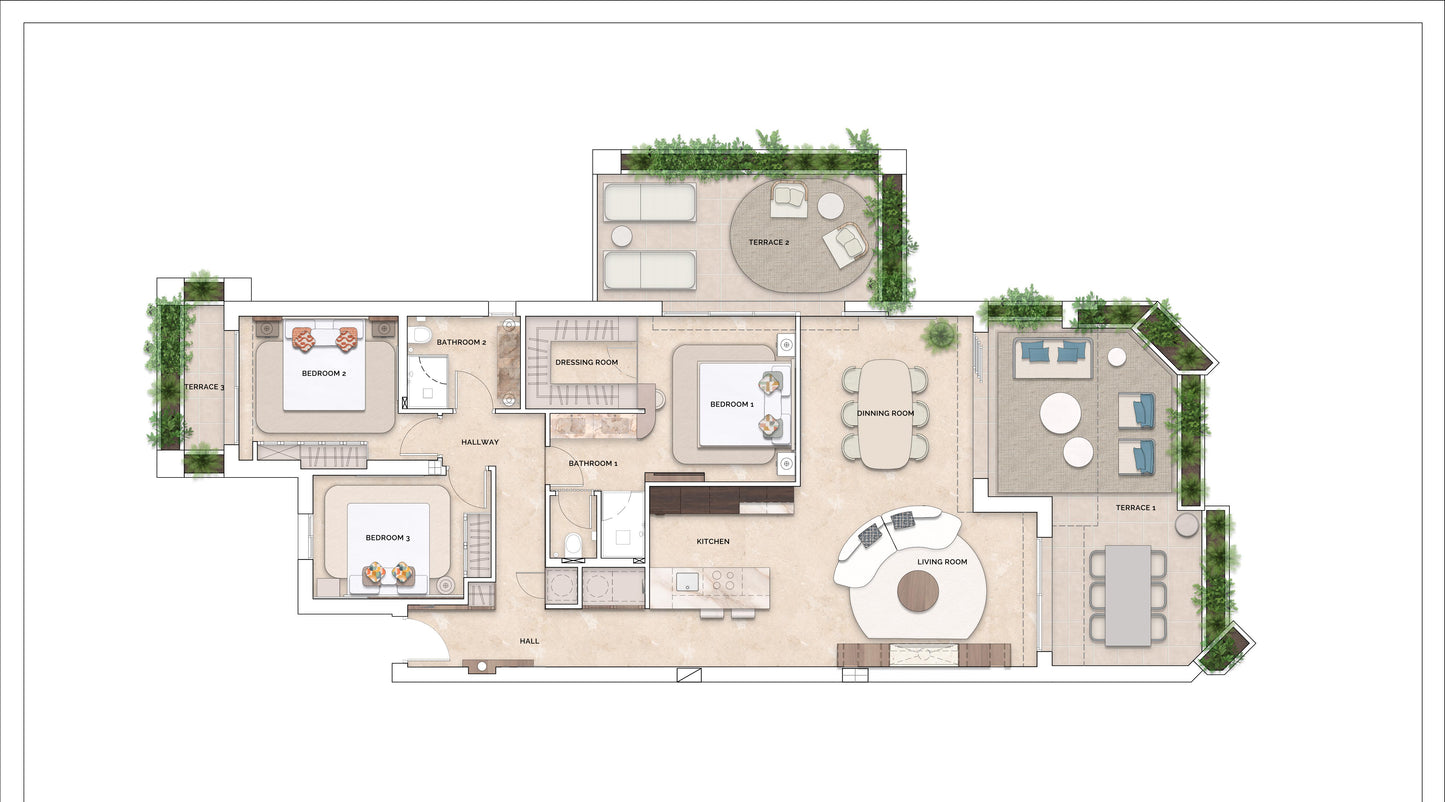 Espectacular apartamento en Cabo Bermejo