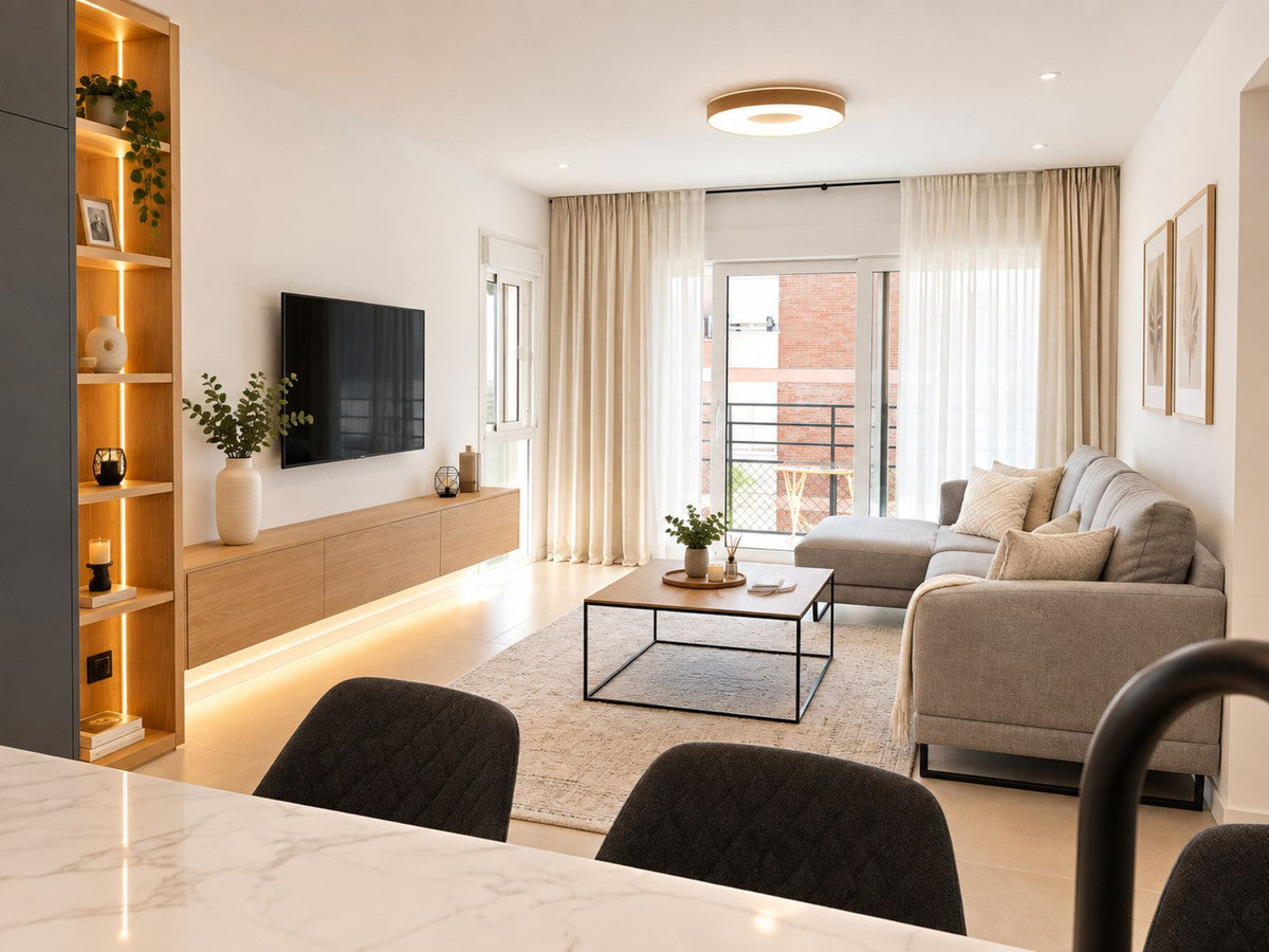Apartamento reformado en planta alta con terraza soleada, vistas despejadas y piscina comunitaria