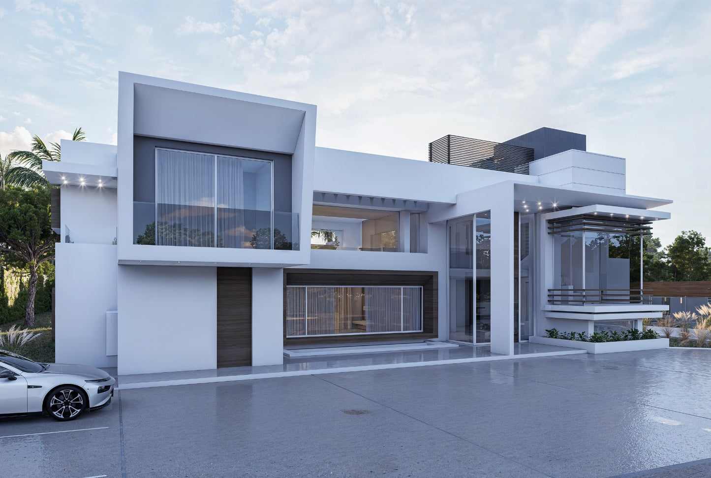 Villa en construcción en Guadalmina Baja