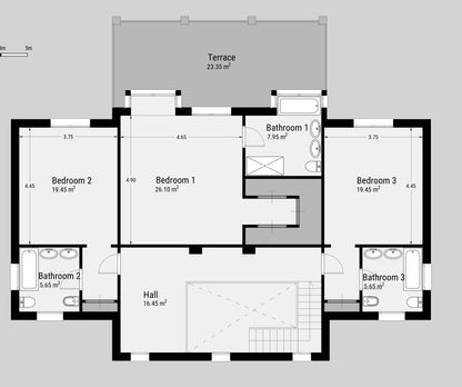 Villa de arquitectura clásica andaluza