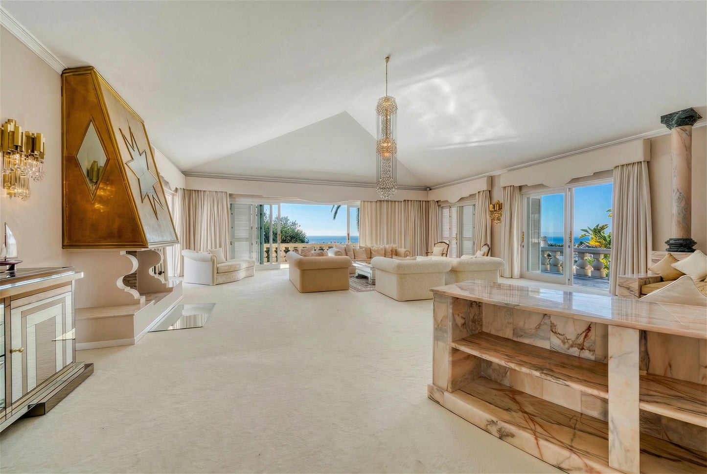 Impresionante villa con vistas al mar