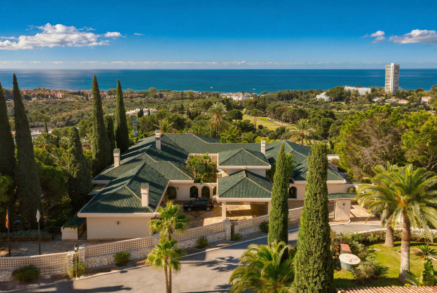 Impresionante villa con vistas al mar