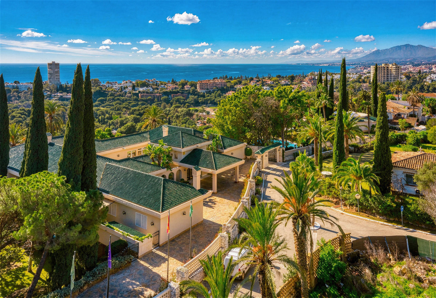 Impresionante villa con vistas al mar