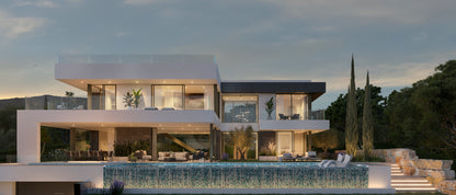Villa de lujo en primera línea de Cabopino Golf con vistas al mar | 5 dormitorios