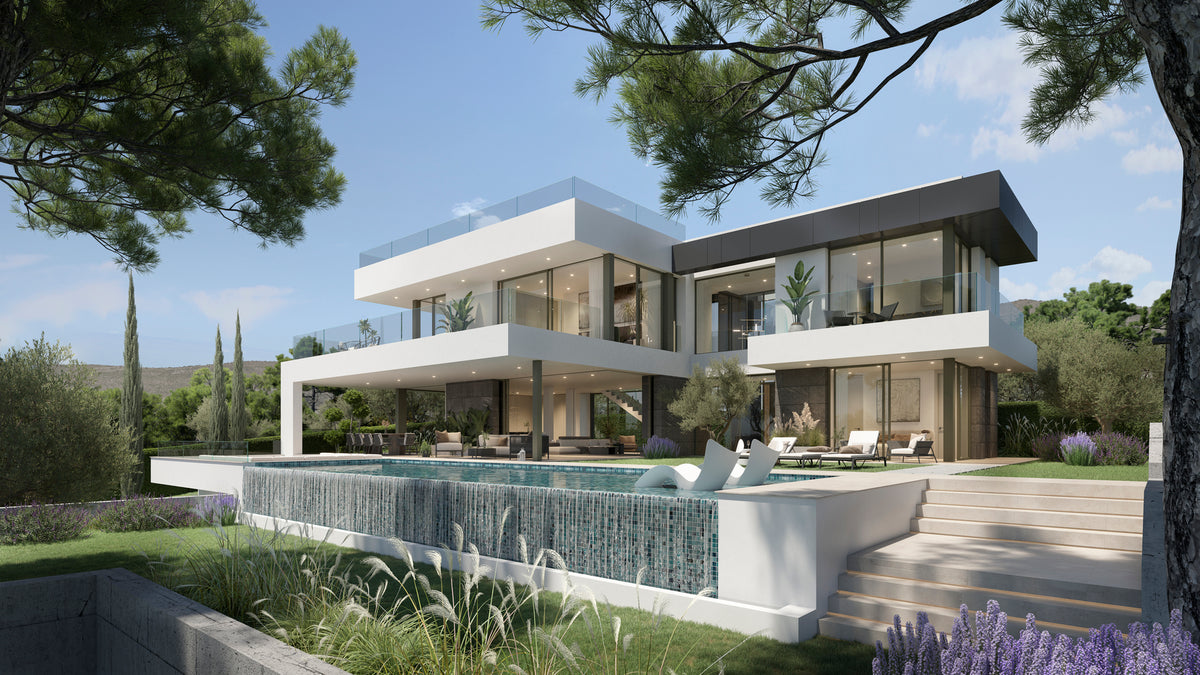 Villa de lujo en primera línea de Cabopino Golf con vistas al mar | 5 dormitorios