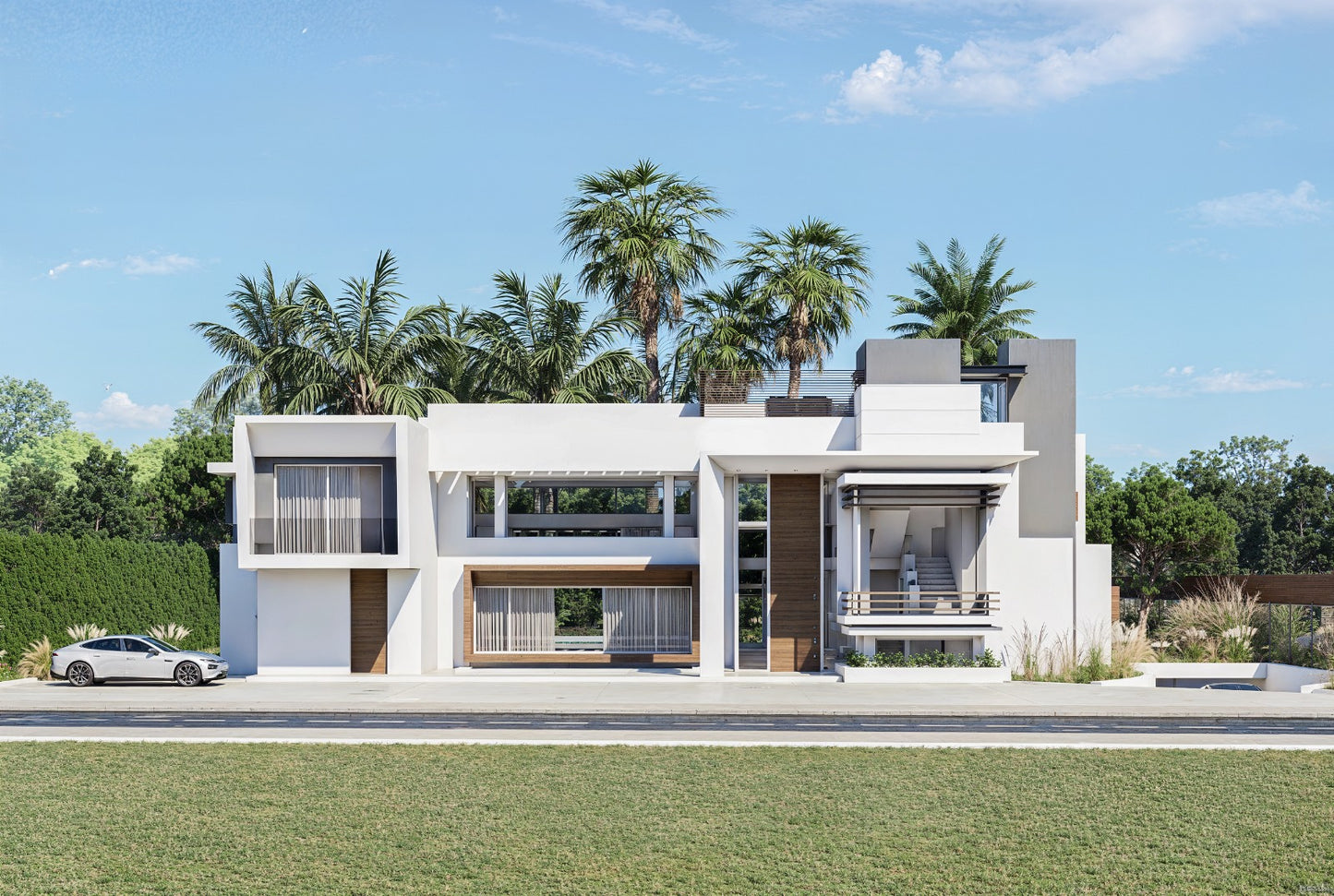 Villa en construcción en Guadalmina Baja