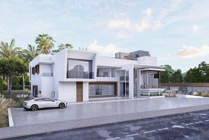 Villa en construcción en Guadalmina Baja