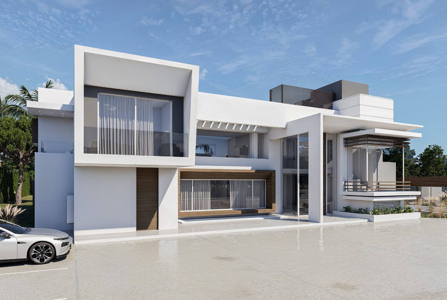 Villa en construcción en Guadalmina Baja