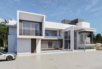 Villa en construcción en Guadalmina Baja