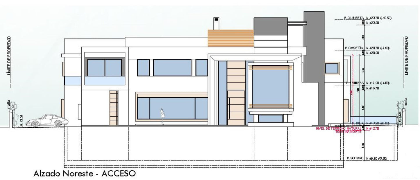 Villa en construcción en Guadalmina Baja