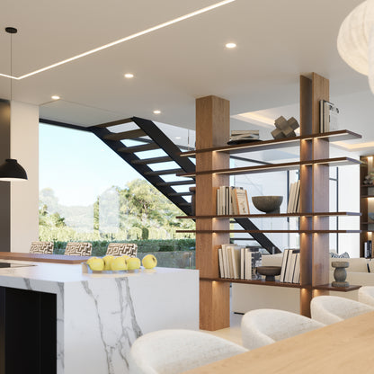 Villa de lujo en primera línea de Cabopino Golf con vistas al mar | 5 dormitorios