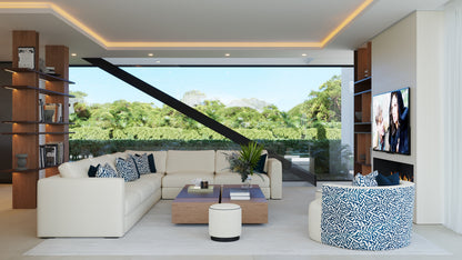 Villa de lujo en primera línea de Cabopino Golf con vistas al mar | 5 dormitorios