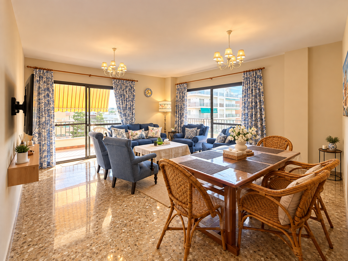 Exclusiva vivienda frontal al mar con espectacular terraza en esquina en pleno centro
