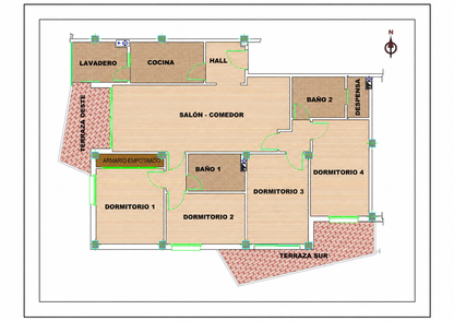 Apartamento de 4 habitaciones en el centro de Marbella